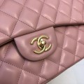 「#10286」Chanel pink lambskin gold chain with gold buckle AS5212 30cm 「#10286」Chanel pink lambskin gold chain with gold buckle AS5212 30cm