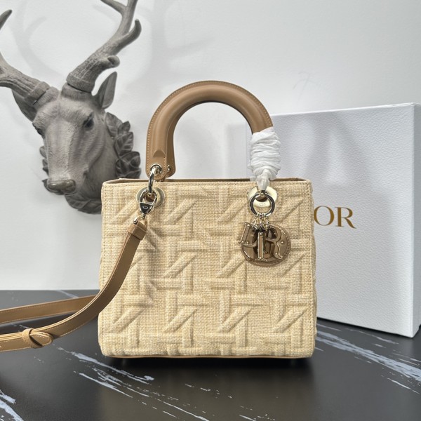 「#2082」 dior 0565 Light yellow 24×20×11cm