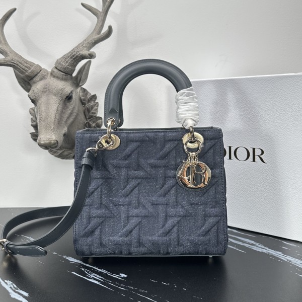 「#2083」 dior 0565 Navy blue 24×20×11cm