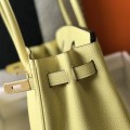 「#4019」 Hermes Chick Yellow Gold Buckle Birkin Bag 25cm