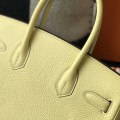 「#4019」 Hermes Chick Yellow Gold Buckle Birkin Bag 25cm