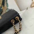 「#10304」Chanel Classic Flap Bag Gold Buckle Gold Chain A88 30*21*8cm