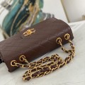 「#10305」Chanel Classic Flap Bag Gold Buckle Gold Chain A88 30*21*8cm