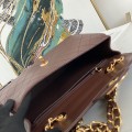「#10305」Chanel Classic Flap Bag Gold Buckle Gold Chain A88 30*21*8cm