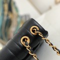 「#10308」Chanel Classic Flap Bag Gold Buckle Gold Chain Shape A88 30*21*8cm