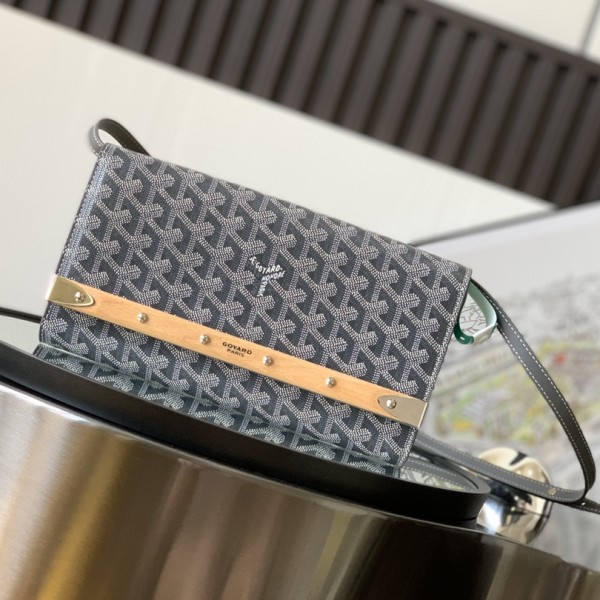 「#6060」Goyard - grey - 020176 - 14.5 cm x 4 cm x 25 cm 「#6060」Goyard - grey - 020176 - 14.5 cm x 4 cm x 25 cm