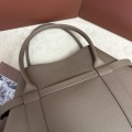 「#7247」Loro pian Ghiera Shopper - FAO7463 - 40✖️26✖️18CM - rock gray