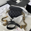 「#10317」Chanel gold coin woc mini small waste bag AP2857 0*12.3*3.2cm