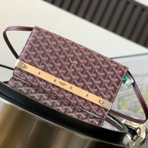 「#6061」Goyard - Bordeaux Red - 020176 - 14.5 cm x 4 cm x 25 cm 「#6061」Goyard - Bordeaux Red - 020176 - 14.5 cm x 4 cm x 25 cm