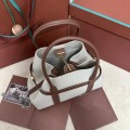 「#7252」Loro pian Ghiera Shopper - FAO7473 - 28 x 19 x 12cm - Canvas Caramel 「#7252」Loro pian Ghiera Shopper - FAO7473 - 28 x 19 x 12cm - Canvas Caramel