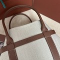 「#7252」Loro pian Ghiera Shopper - FAO7473 - 28 x 19 x 12cm - Canvas Caramel 「#7252」Loro pian Ghiera Shopper - FAO7473 - 28 x 19 x 12cm - Canvas Caramel