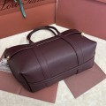 「#7255」Loro pian Ghiera Shopper - FAO7473 - 28 x 19 x 12cm - red bean color