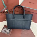 「#7257」Loro pian Ghiera Shopper - FAO7473 - 28 x 19 x 12cm - deep sapphire blue
