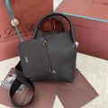 「#7267」Loro pian Bale - 17cm*17cm*21cm - coffee color 「#7267」Loro pian Bale - 17cm*17cm*21cm - coffee color