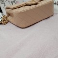 「#10323」Chanel Mini CF handle handbag milk tea color AS2432 20*12*6cm