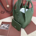 「#7273」Loro pian Bale - 17cm*17cm*21cm -lichen green