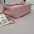 「#10325」Chanel Mini CF handle handbag ball pattern pink AS2432 20*12*6cm