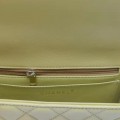 「#10326」Chanel Mini CF handle handbag sheepskin yellow AS2432 20*12*6cm