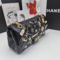 「#10328」Chanel Butterfly Badge Bag 2.55cf 24cm