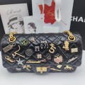 「#10328」Chanel Butterfly Badge Bag 2.55cf 24cm