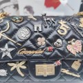 「#10328」Chanel Butterfly Badge Bag 2.55cf 24cm