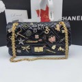 「#10328」Chanel Butterfly Badge Bag 2.55cf 24cm