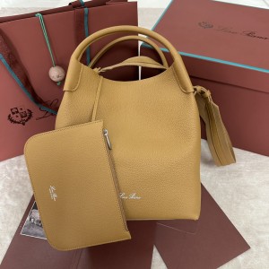 「#7298」Loro pian Bale - 24cm*20cm*27CM - ginger yellow