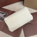 「#7302」Loro pian Washing bag - 14cm*10cm*8cm - Tender white