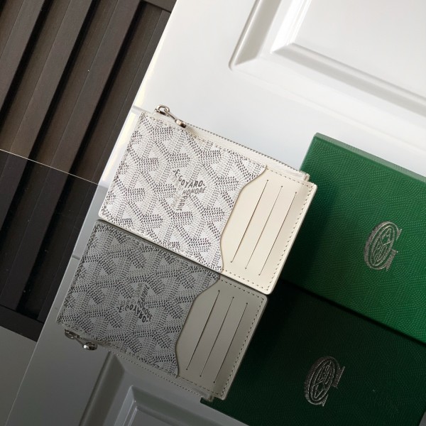 「#6064」Goyard - White - 3321 - 12.5 cm x 1 cm x 8.4 cm