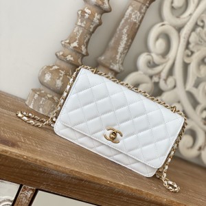 「#10335」Chanel2023p new sheepskin hollow hardware stewardess bag AS81254 19cm