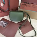 「#7306」Loro pian Saddle Bag Mini - 18cm*13cm*7CM - lichen green
