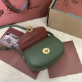 「#7306」Loro pian Saddle Bag Mini - 18cm*13cm*7CM - lichen green