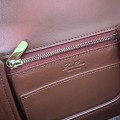 「#7306」Loro pian Saddle Bag Mini - 18cm*13cm*7CM - lichen green
