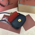 「#7307」Loro pian Saddle Bag Mini - 18cm*13cm*7CM - anchor blue 「#7307」Loro pian Saddle Bag Mini - 18cm*13cm*7CM - anchor blue