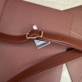 「#7310」Loro pian Saddle Bag Mini - 18cm*13cm*7CM - reddish brown 「#7310」Loro pian Saddle Bag Mini - 18cm*13cm*7CM - reddish brown