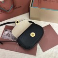 「#7311」Loro pian Saddle Bag Mini - 18cm*13cm*7CM - black