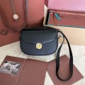「#7313」Loro pian Saddle Bag Small - 23cm*16cm*8cm - black 「#7313」Loro pian Saddle Bag Small - 23cm*16cm*8cm - black