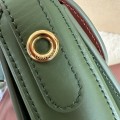 「#7314」Loro pian Saddle Bag Small - 23cm*16cm*8cm - lichen green