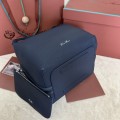 「#7322」Loro pian Bale - 28cm*22cm*36cm - midnight blue