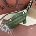 「#7325」Loro pian Extra bag L19 - 19cm*11cm*6.5cm - lichen green