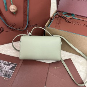 「#7326」Loro pian Extra bag L19 - 19cm*11cm*6.5cm - mustard green