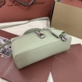 「#7326」Loro pian Extra bag L19 - 19cm*11cm*6.5cm - mustard green 「#7326」Loro pian Extra bag L19 - 19cm*11cm*6.5cm - mustard green