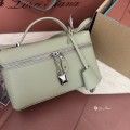 「#7326」Loro pian Extra bag L19 - 19cm*11cm*6.5cm - mustard green 「#7326」Loro pian Extra bag L19 - 19cm*11cm*6.5cm - mustard green