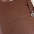 「#7337」Loro Piana mobile phone bag - 20cm*15cm*4cm - reddish brown