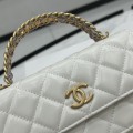 「#10369」Chanel 23p new waxed cowhide hollow handle woc A68136 9.5*15.2*3.5cm
