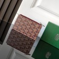 「#6065」Goyard - Bordeaux Red - 3321 - 12.5 cm x 1 cm x 8.4 cm