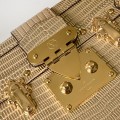 「#0007」Louis Vuitton  PETITE MALLE Gold lizard skin  M40273 20x12.5x6cm