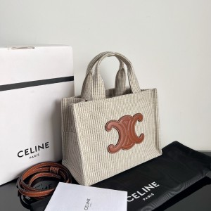 「#3932」CELINE CABAS THAIS  25.5 x 18.5 x 12