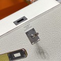 「#4175」Hermès three-tone Kelly bag with gold buckle 25cm