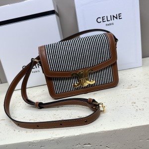 「#3990」CELINE  Teen Triomphe 188423 18.5 X 14 X 6